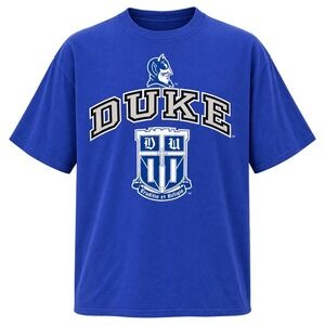 Vintage 80s 90s Duke Blue Devils T Shirt 2XL Zoo Crew USA Single Stitch RetroCor